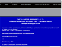 Tablet Screenshot of castingtexasfilms.com